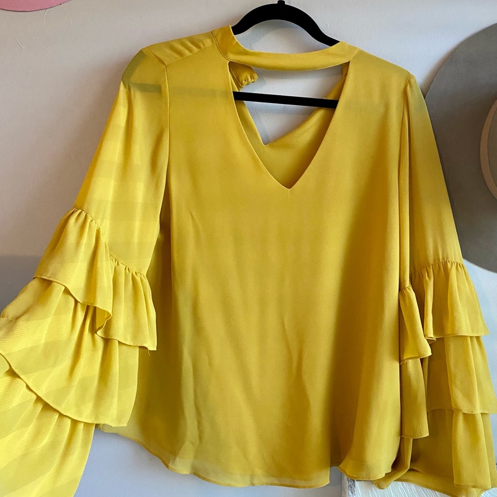 Naked Zebra Yellow Blouse